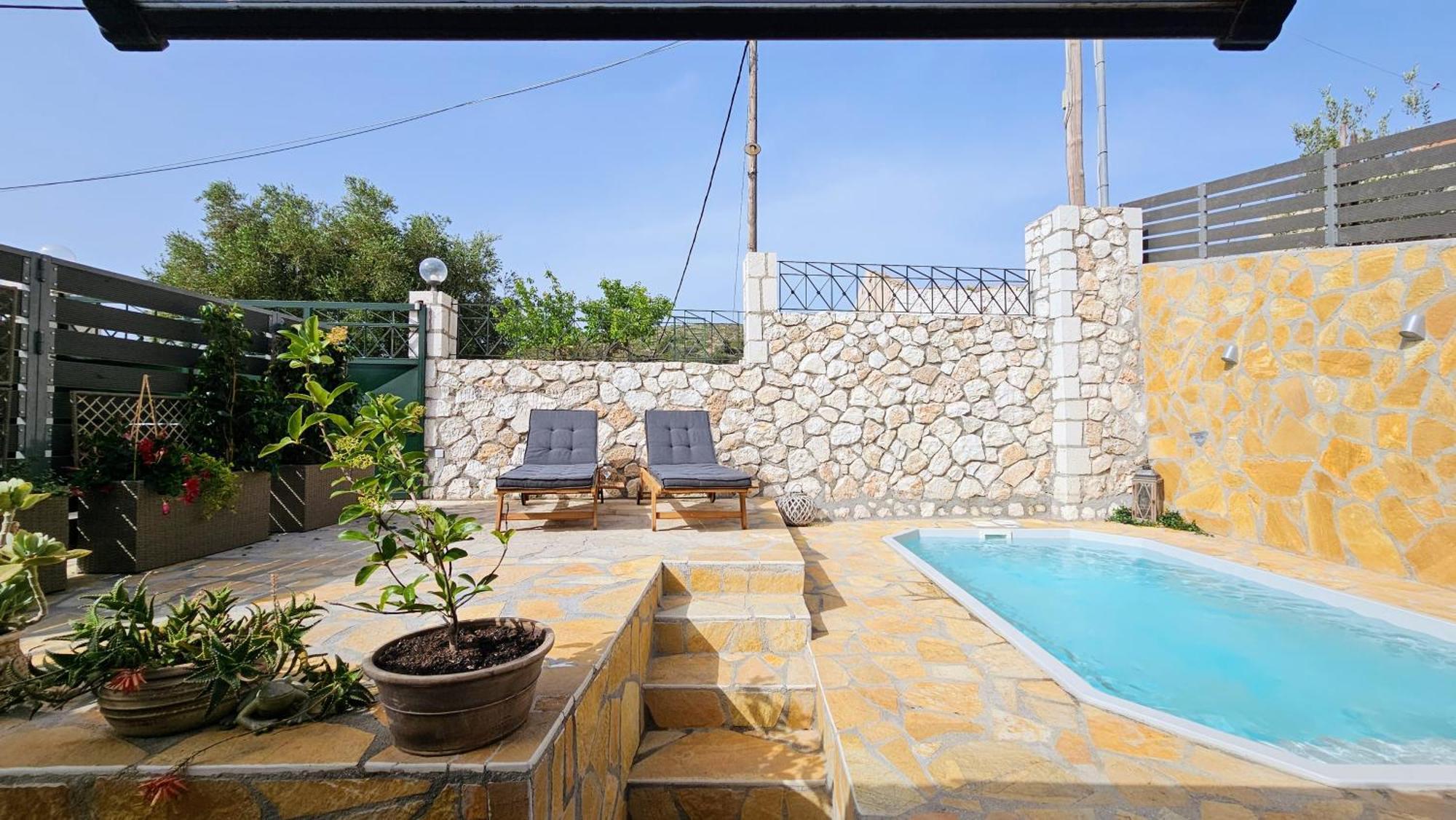 Villa Apoplous With Pool Asos Exterior foto
